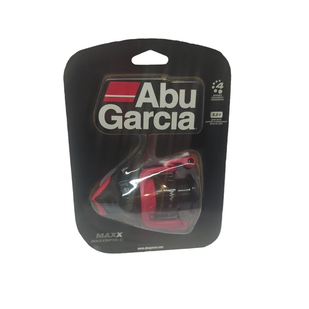 Abu Garcia Max X Lightweight Fishing Spinning Reel MAXXSP10 5.2:1 Ratio Red NEW